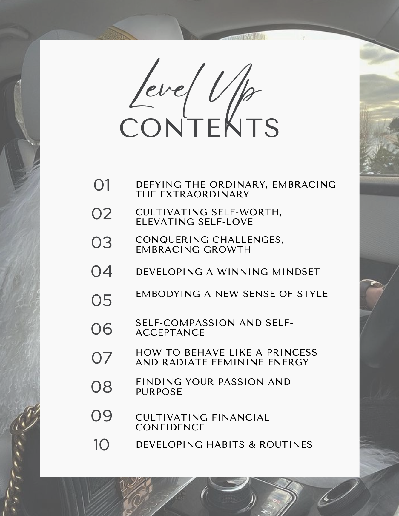 Guide To Level Up And Seduction