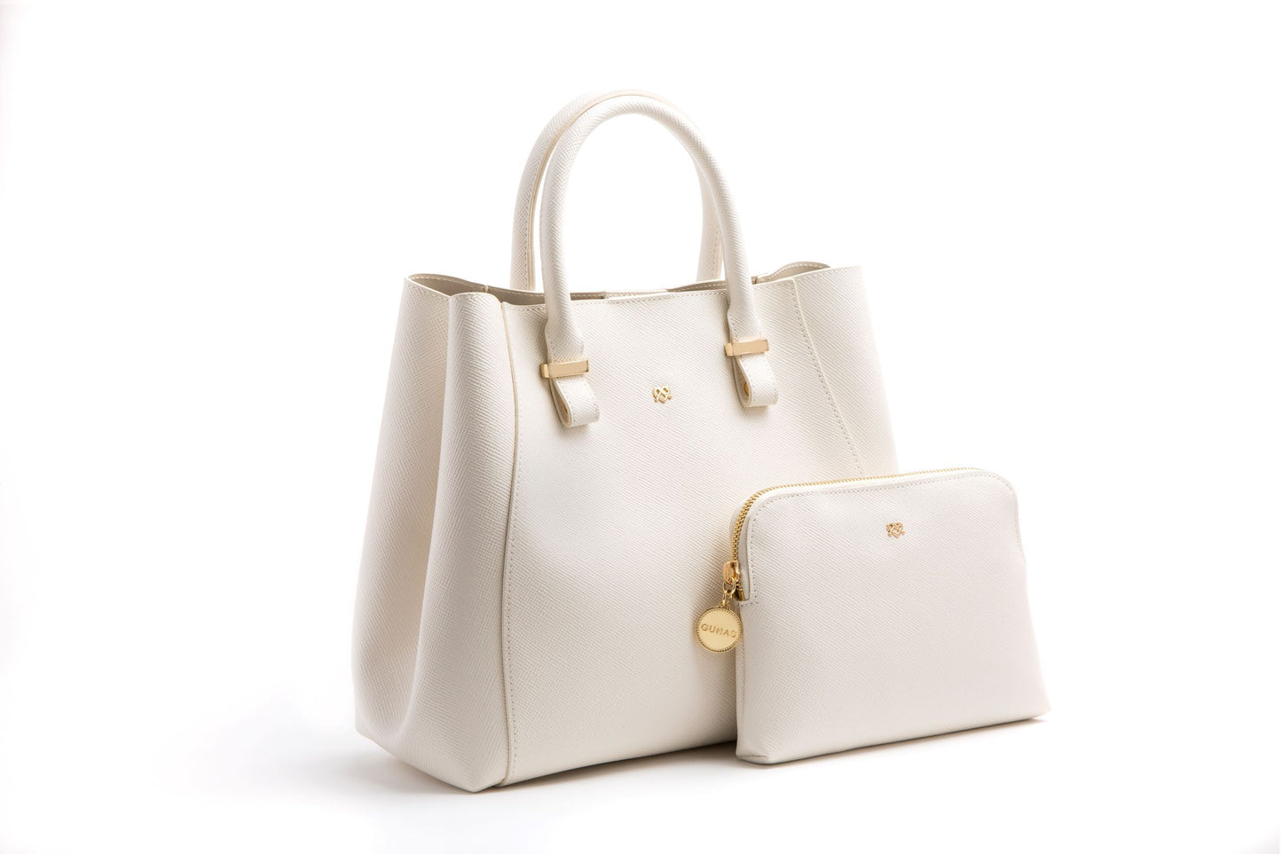Jane - Off-White Vegan Leather Satchel