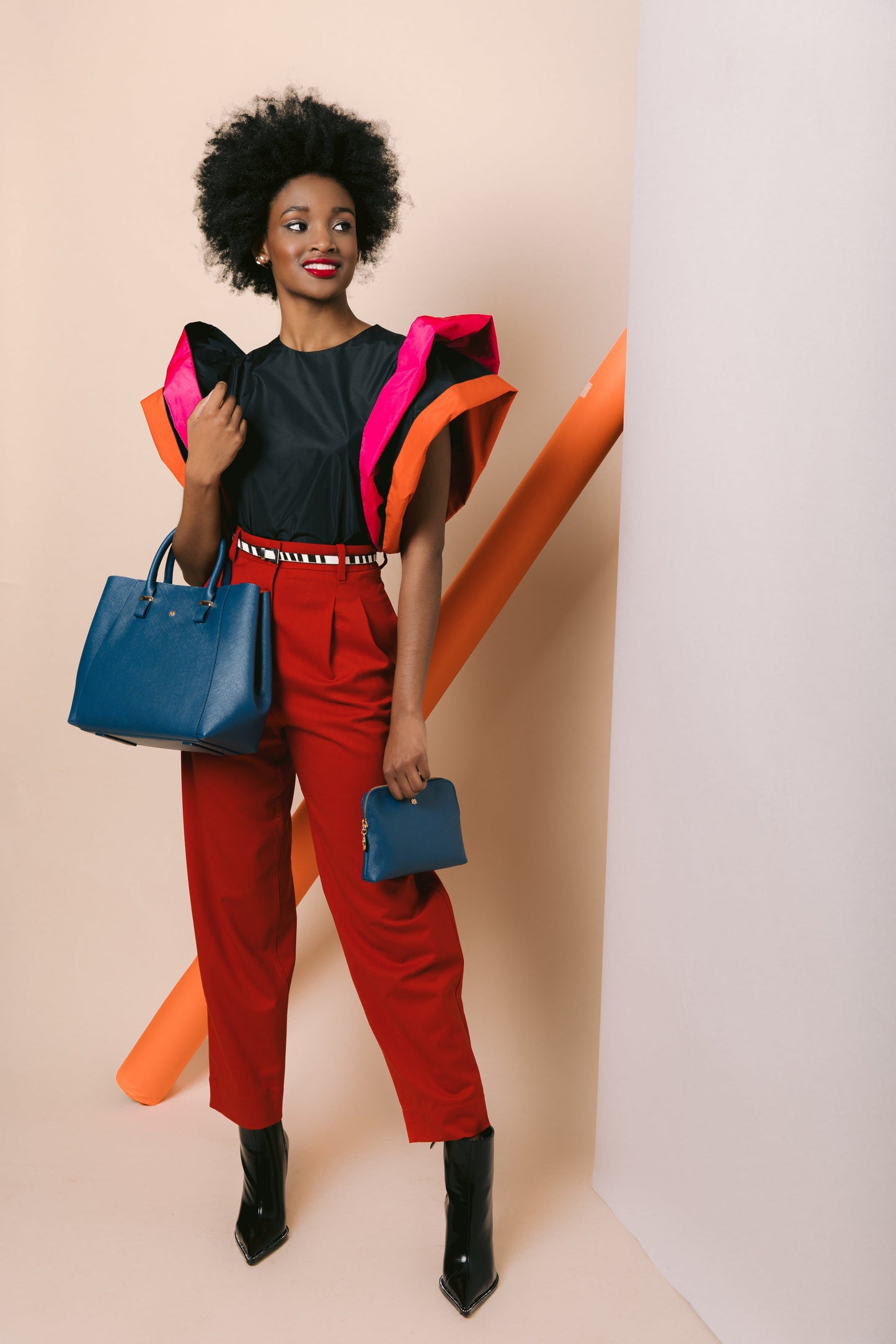 Jane - Off-White Vegan Leather Satchel