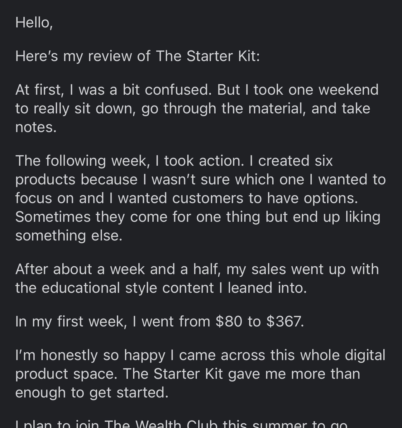 The Starter Kit