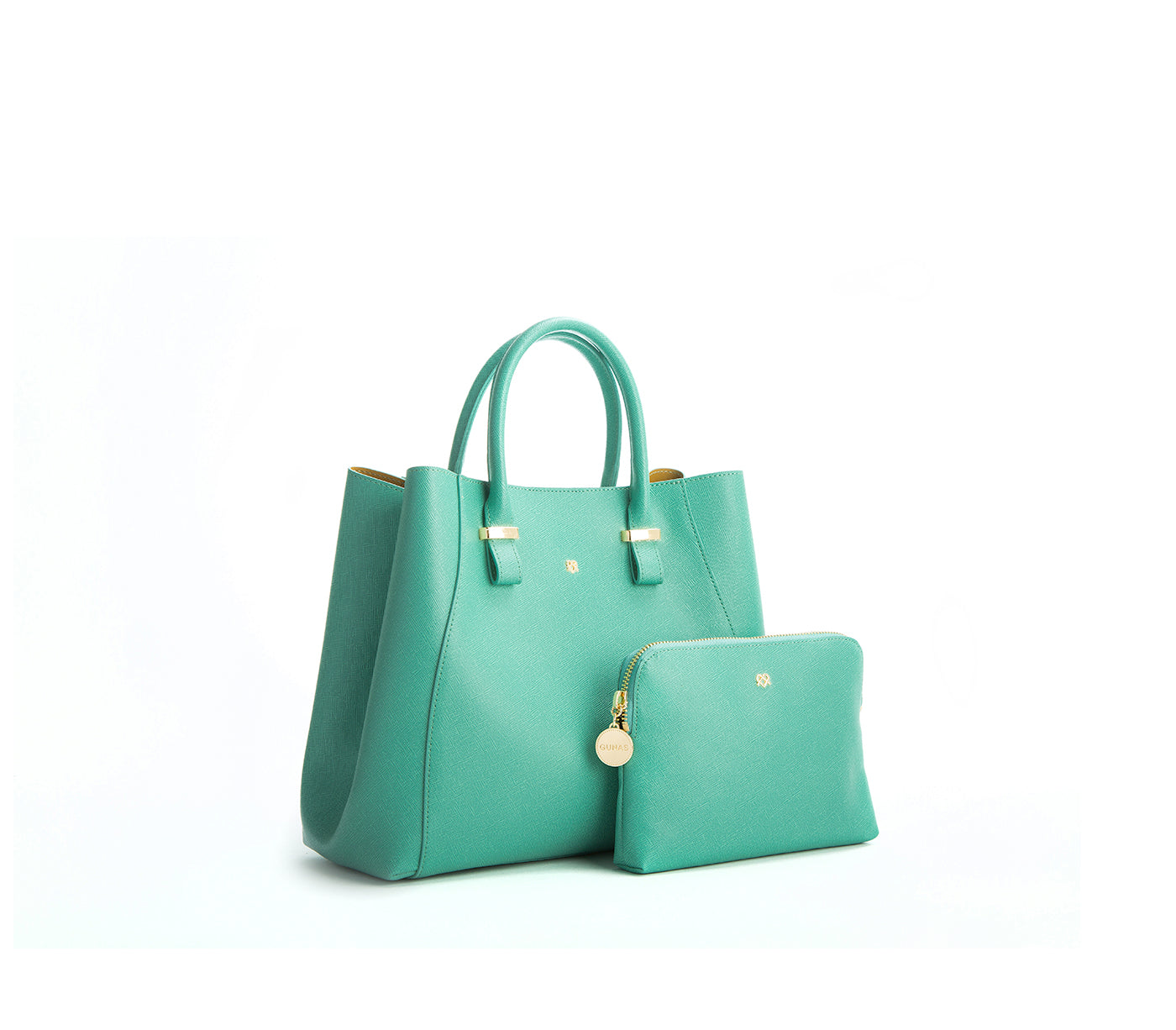 Jane Tiffany Blue Vegan Leather Satchel